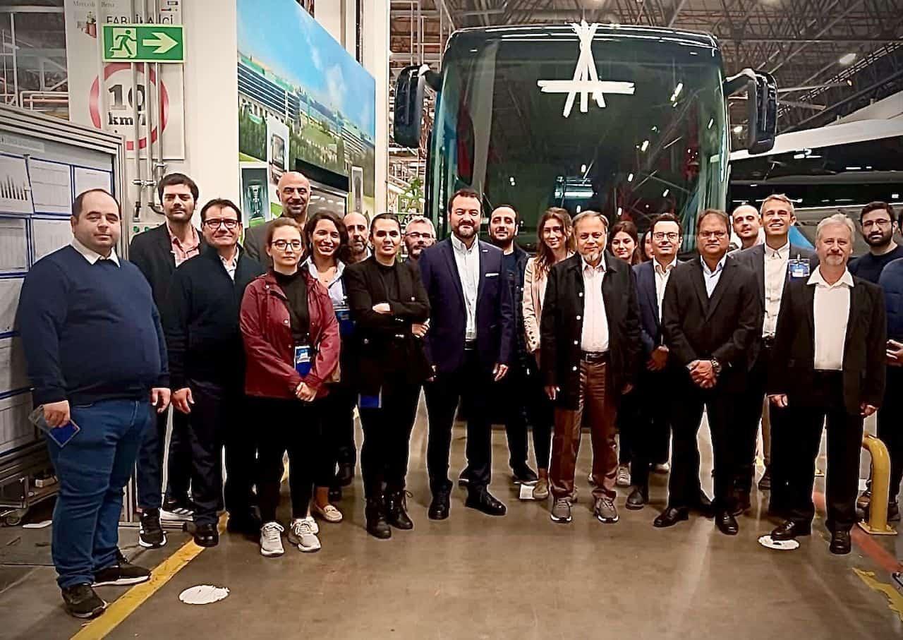 TVS Team visits Mercedes-Benz Türk Factory